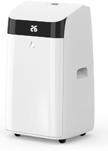 Condizionatore Portatile 10000 BTU - 5 in1 Condizionatore Clima Mobile, Raffreddamento Deumidificatore e Ventilatore - 2,9 KW Climatizzatore Mobile con Tubo di Scarico, 24H Timer, Applicabile a 46㎡