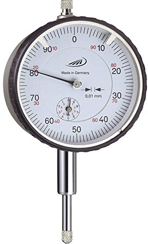 Helios de Preisser 0701110 Reloj comparador con diámetro de 58 mm, 10 mm