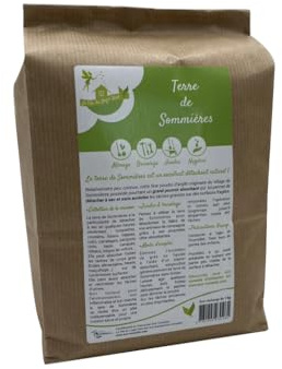 Terre de Sommière pulver mot sängbalkar, 1 kg påse, naturlig fläckborttagare, neutraliserar dåliga lukter och absorberar fettfläckar – naturligt rengöringsmedel, 100% miljövänligt