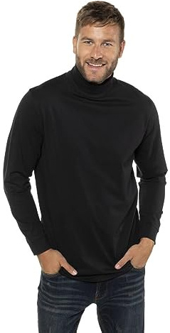 JP 1880 Menswear Big & Tall Plus Size L-8XL Turtleneck top, Basic, Jersey, Long Sleeve 723303
