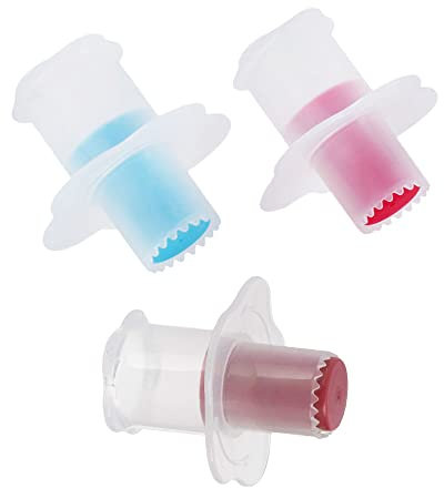 3 Pcs Cupcake Corer Plunger Cutter Mini Pastry Corer Tools Plastic Cupcake Hole Punch for Cupcakes Baking (Random Color)