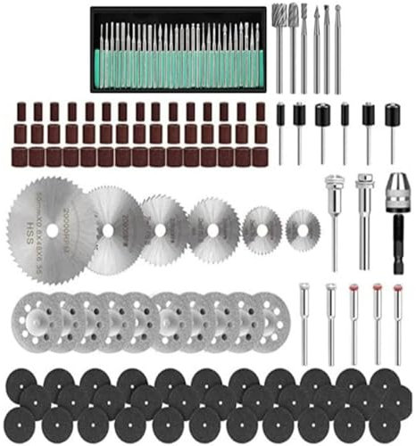 146Pcs Rotary Tool Accessories Kit Electric Grinder Sander Polisher Drill Accessories Tool Set Combination