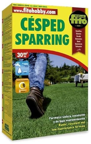Suinga SEMILLAS CESPED Sparring compacto resistente 5 Kg. Césped de amplio espectro, fuerte, estético y de rápida instalación en el terreno.