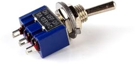 5 pièces interrupteur à bascule Miniature unipolaire Double jet ON-OFF-ON/ON-ON 120VAC 6A 1/4 pouces montage MTS-102 103 202 203(Color:MTS-103)