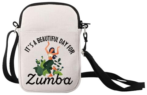 XYANFA It's A Beautiful Day for Zummba Cosmetic Bag Lover Gift Zummba Instructor Dancer Fitness Coach Zipper Pouch(BEAUTIFUL DAY Crossbody bag)