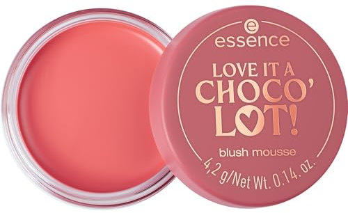 Essence Cosmetics LOVE IT A CHOCO’ LOT! Mousse blush, intensiva, opaca, 4.2 g
