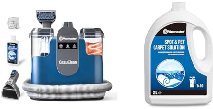 Vacmaster SCC1201H 500W Heated Washing Vacuum Cleaner Carpet Cleaner +Vacmaster Refresh Febreze Carpet Cleaner Shampoo