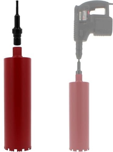 Couronne diamant Ø 127 mm avec adaptateur perceuse et perforateur SDS-plus
