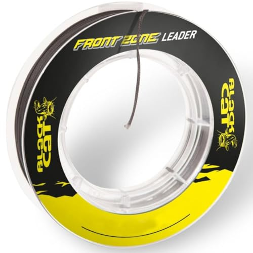 Black Cat Front Zone Vorfach 0,80mm 90kg - 50m Welsvorfach zum Wallerangeln, Vorfachschnur, Wallerschnur, Welsschnur
