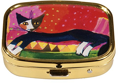 Fridolin 18277 Pillendöschen Rosina Wachtmeister - Sofa, Metall, 5,1 x 3,6 x 1,8 cm, bunt