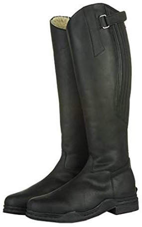 HKM Unisex ridestøvler -country Arctic- standardlængde/-hvid Reitstiefel, Schwarz, 40 EU