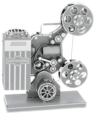 Fascinations Metal Earth MMS088 - 502520, Movie Projector, Konstruktionsspielzeug, 2 Metallplatinen, ab 14 Jahren