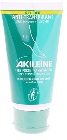 Akileine Grün, Deo-Biactif Anti-Transpirant Gel Schwitzen regulieren, Gerüche neutralisieren, 75ml, 75 ml