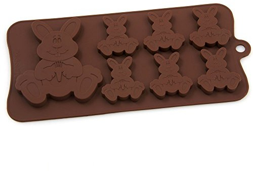 Festive Easter Themed Silicone Chocolate Moulds (Bunny Rabbits)