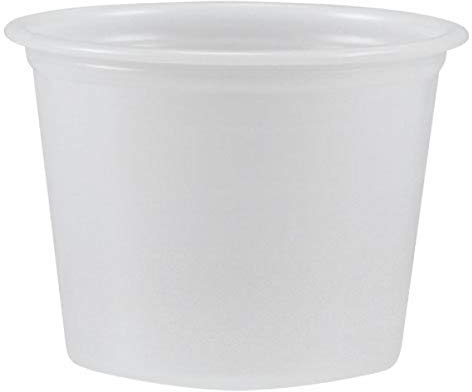 Solo Polystyrene Portion Cups, 1-ounce Medicine Souffle Cups, Translucent, Carton of 2,500