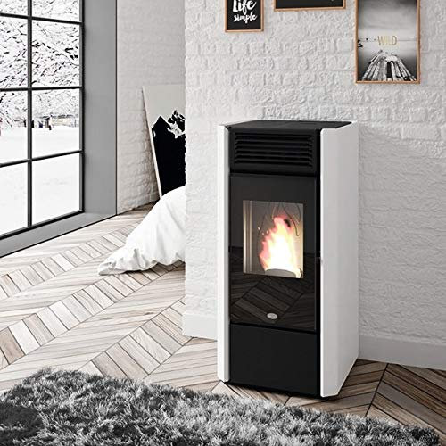 EVA CALOR - STUFA A PELLET EVA CALOR MILLY BIOMASSA BIANCA 13 KW - 31349