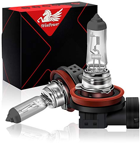 WinPower H8 12V 35W Halogen 3000K Yellow Birnen für Auto Tagfahrlicht/Nebelscheinwerfer, Motorrad Scheinwerferlampe, 2 Stück