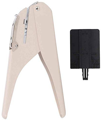 Perforadora de Setas con Regla para Cuaderno, Perforadora de Un Orificio para Bricolaje, Color Rosa
