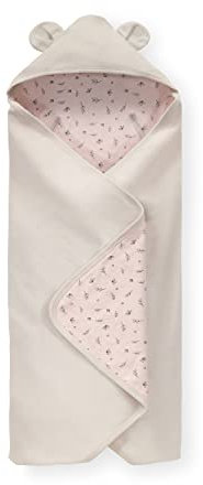 hauck Baby Einschlagdecke Snuggle N Dream für 3-Punkt-Gurt & 5-Punkt-Gurt, Baumwolle, Universal für Babyschale, Kindersitz, Reboarder, Kinderwagen, Buggy, Babywippe, Waschbar (Beige Bloom)