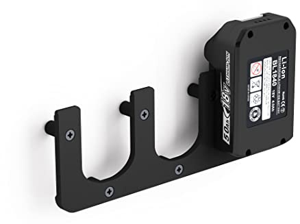 NewGround Designs Akku Wandhalterung passend für Makita 18V - 14,4V - Halter - Akku-Halterung (3 Akkus)