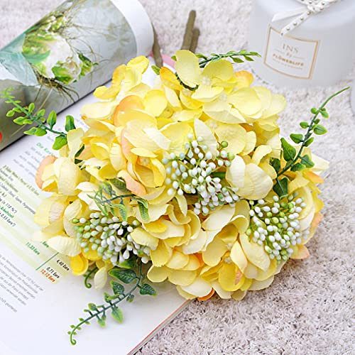 Equirider 3 pz/Lotto Arachidi-Come l'ortensia Mazzo Lilla Decorazioni Autunnali da Sposa da Sposa Fiori Artificiali favori