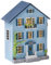 CUTEROOM Diy Dolls House Kit,Miniature Dolls House Kit with Furniture and LED Lights,Handmade Crafts Diy Miniature Room Kit for Teens Adult Gift (Molan House)