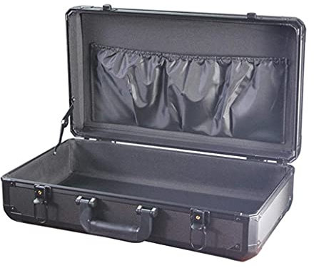 Kleiner harter Kamera-Ausrüstungskoffer, Schaumstoff, schwarzer Aktenkoffer, Werkzeugkasten-Tragekoffer, tragbarer Werkzeugkoffer, stoßfester Transportkoffer (leerer Werkzeugkasten 500 x 280 x 140 mm)