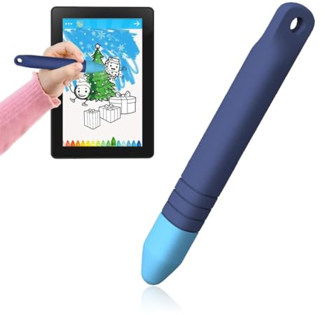 OIGWBPH Lot de 1 Stylets pour écrans tactiles pour Enfants,Antidérapants,Prise en Main Facile,Universel,en Silicone Durable et sûr