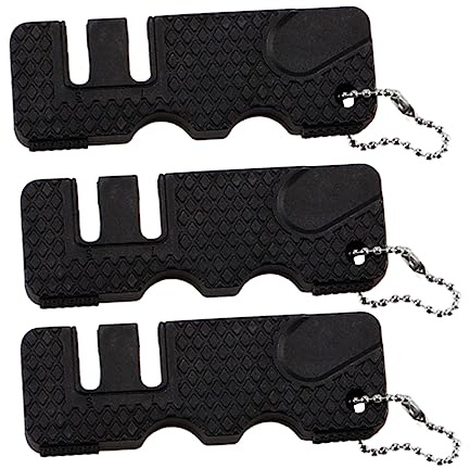 MAGICLULU Mini Pierre À Aiguiser Pour Couteaux Dextérieur 3 Pièces Outil Daffûtage Portable Pour La Maison Le Camping Et Les Pique-niques
