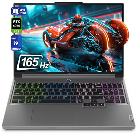Lenovo Legion 5i Gen 9 Gaming Laptop, Intel i9-14900HX, 64 GB DDR5 RAM, 2 TB PCIe SSD, 16 WQXGA (2560x1600), Nvidia Geforce RTX 4070, W11 Pro