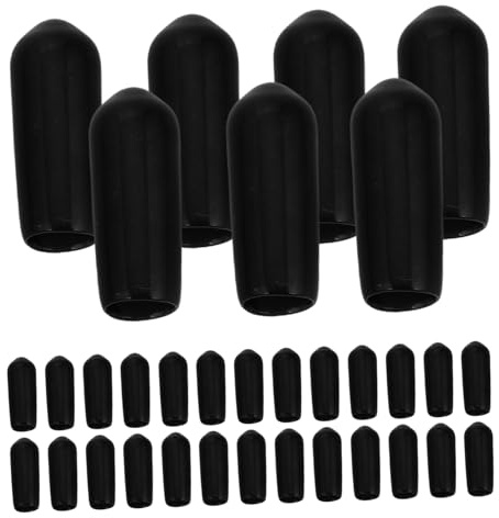 BAZEITFLOW Mikrofon Windschutzkappe aus Gummi, Schwarz, 50 Stück | Universelle Passform für Headset und Mikrofone, Kratzfestes Zubehör, Einfacher Austausch