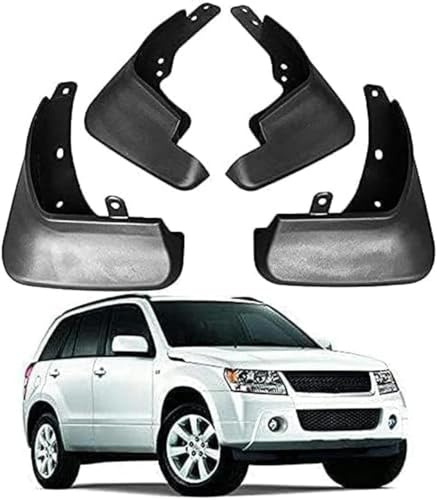4 Pezzi Paraspruzzi Auto per Suzuki Vitara 2005-2015, Set Completo Anteriore e Posteriore Antispruzzo Impermeabile Protezione da Acqua