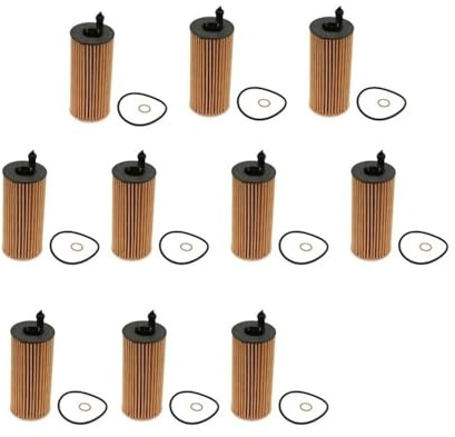 Para F20 Para F30 Para F32 Para F36 Para F15 Para G01 Para G30 Para G31 Para F10 Para F11 10 Unidades Elemento Filtrante Aceite Para Motor Automóvil Filtro Aceite Coche