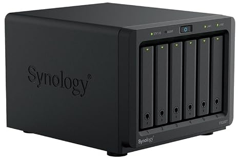 Synology NAS FS200T 6-Bay 2,5 HDD/SSD miniNAS | 6 baies, lecteurs de 2,5, compatible HDD et SSD, design compact