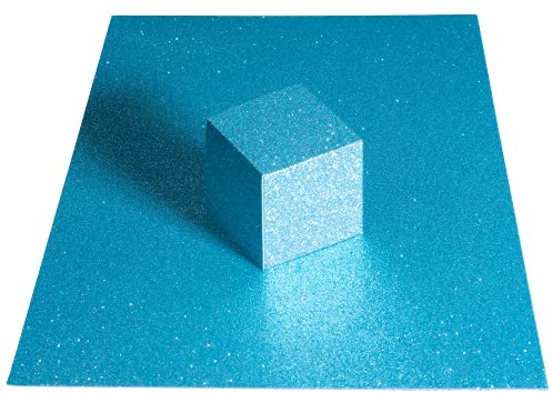 Papertent A4 Ultra Glitterkarton, Hellblau 10 Blatt