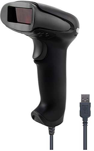 NETUM Lettore Codici Barcode, Ottico Scanner a Barre Universale con Cavo USB Compatibile con PC/Notebook, Windows XP / 7/8 e Tutti Altri Sistemi di Computer - NT-2012