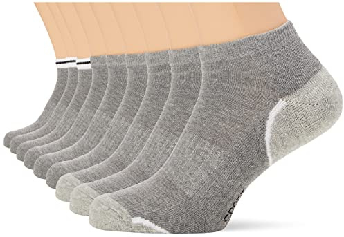 Nur Die 9er Pack Sneaker Sport aus atmungsaktiver Baumwolle kurze Sportsocken mit gepolsterter Sohle Unisex Damen Herren