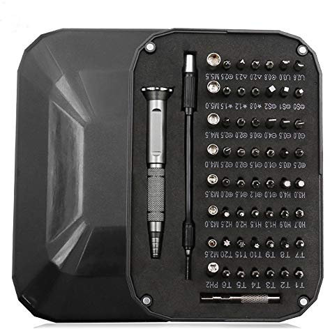 /G 59 en 1 Kit de Destornillador magnético de precisión Pentalobe Y-Tip Torx Phillips Hex bits Juego de Herramientas de reparación del hogar para la cámara de la PC del teléfono
