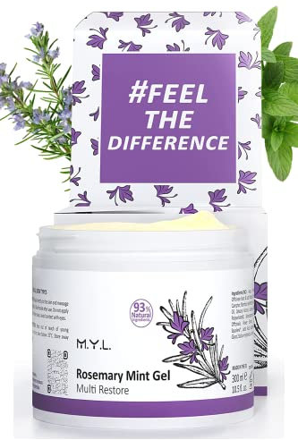 Rosemary Mint Gel Rapido | Pomata Rinfrescante e Antinfiammatoria Naturale con Olio di Rosmarino e Cocco | Sollievo Forte per Dolori Muscolari, Articolari, Crampi | Pro Active Muscle 300ml