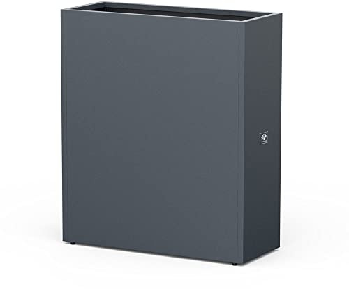 Herstera Garden Pflanzkübel Metall 100x40x115 cm Anthrazit Pflanzkasten