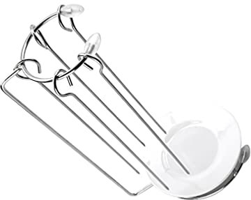 PAREKS Grillgrill 1 uppsättning grillspett set metallspett för grillning BBQ spett ställ för grillning, kött, grönsaker metallhängare