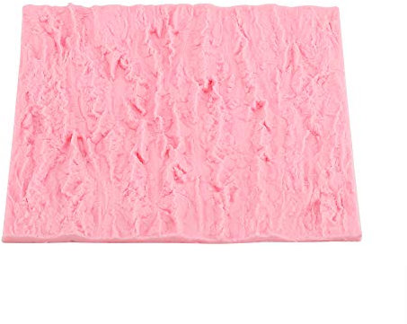 Moule en silicone à texture d'écorce d'arbre, moule à gâteau rectangulaire, moule à fondant non collant, outil de pâtisserie en silicone pour la boulangerie, les gâteaux, le chocolat et autres dessert
