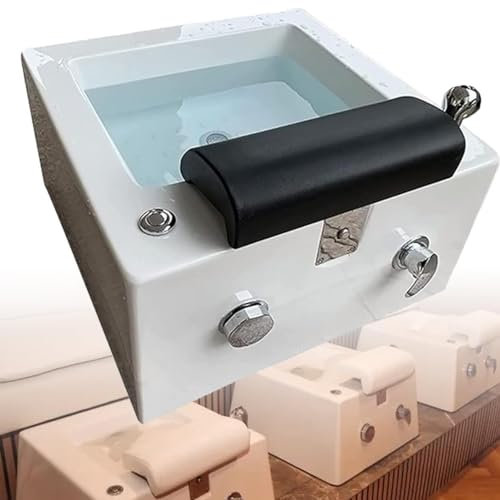 MNBVH Portable Pedicure Foot Spa Bathtub - Relaxing Feet Spa Tub With Acrylic Chair, Shower Wash & Massage - Ideal For Home, Salon Use - Pedicure Bowl With Foot Bath & Sink Spa Features