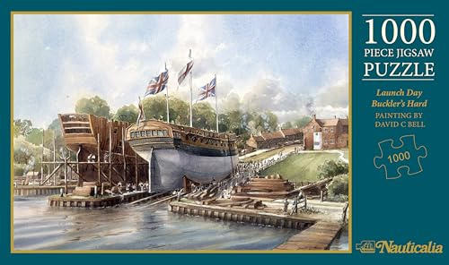 Nauticalia Launch Day Buckler's Hard by David Bell 1,000-piece Puzzle