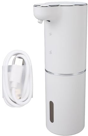 Distributeur Automatique de Savon Moussant, Distributeur de Savon Liquide Rechargeable sans, Distributeur de Savon Moussant Désinfectant pour Les Mains avec Capteur de Mouvement