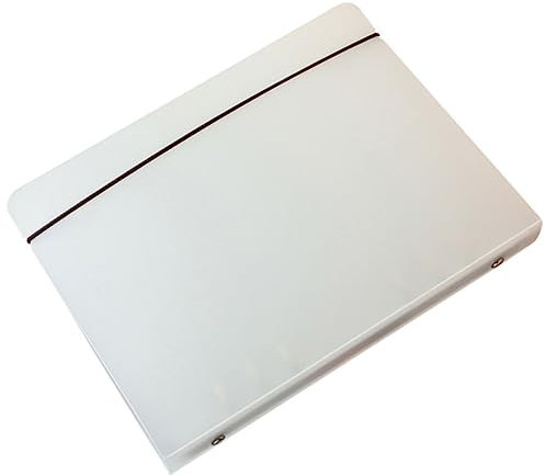 HOODANCOS Kunststoff Ringbuch Ordner Transparent Rundringe Nachfüllbar Lose Blatt Organizer Dokumentenmappe Büro Schule