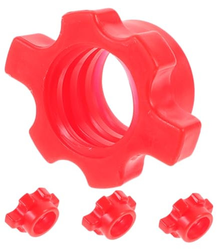WOONEKY 4pcs Barbell Clips for Gym Equipment Weight Clips for Bars Dumbbell Connector Bar Home Workout Accessories