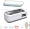 AYhome Ultrasonic Cleaner, 48000Hz Ultrasonic Jewellery Cleaner with 4 Cleaning Modes, 600ML Large Capacity Jewellery Cleaner for Necklace Ring Glasses Jewelry Watch Coins Denture