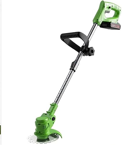 Push Along Lawn Mower Manual Mower Small Household Lawn Mower Rechargeable Lawn Mower - 1600W - Mowing/Weeding/Shrubs