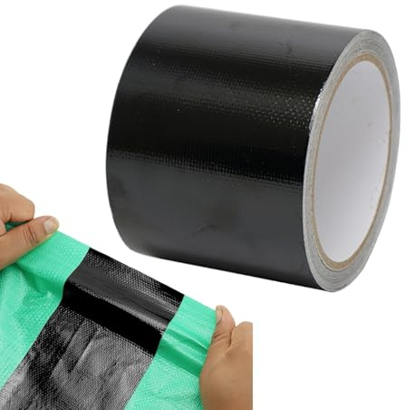 Gkumgwo Nastro Adesivo, Nastro Riparazione Impermeabile Tessuto, Patch Resistente Raggi UV per Camion Vele Attrezzatura Campeggio Tappeti Elastici Tende Tappezzeria